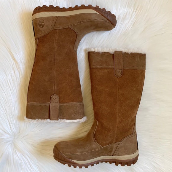 Timberland Tan MT. Hayes Waterproof Pull On Boots - Picture 3 of 6